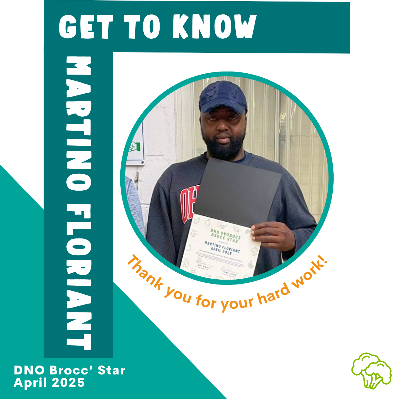 Meet Martino: Our April Brocc Star!
