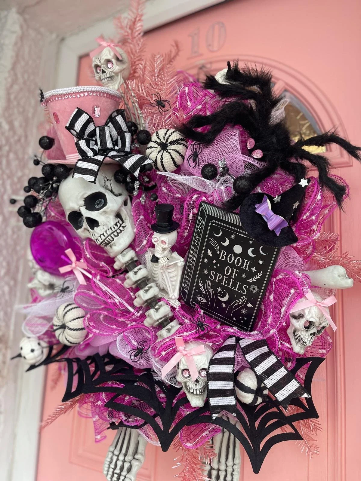 The "Pretty Poison" Spells Wreath