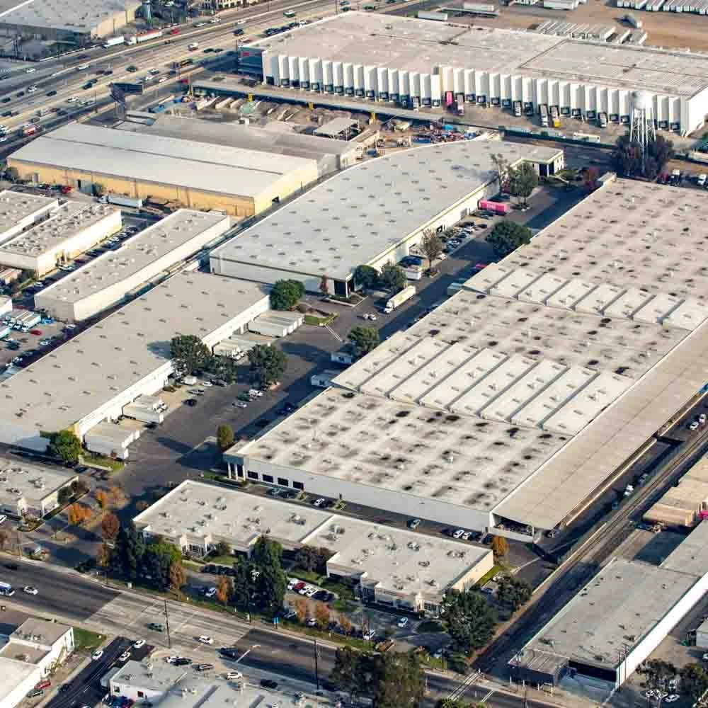Industrial warehouse investment property with solar rooftop panels managed by Palisade Group