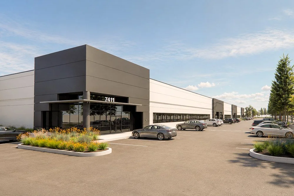 Modern flex industrial facility supporting advanced manufacturing and operational users