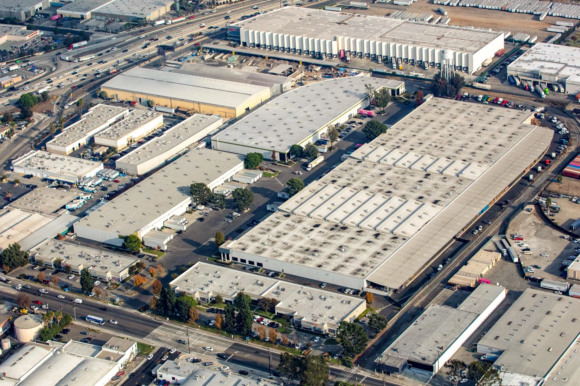 Garfield Business Center industrial park in Commerce California