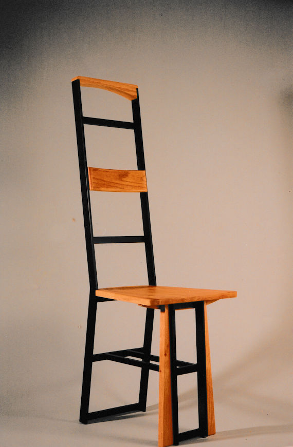 Front view emphasizing the vertical lines and geometric simplicity of the design.