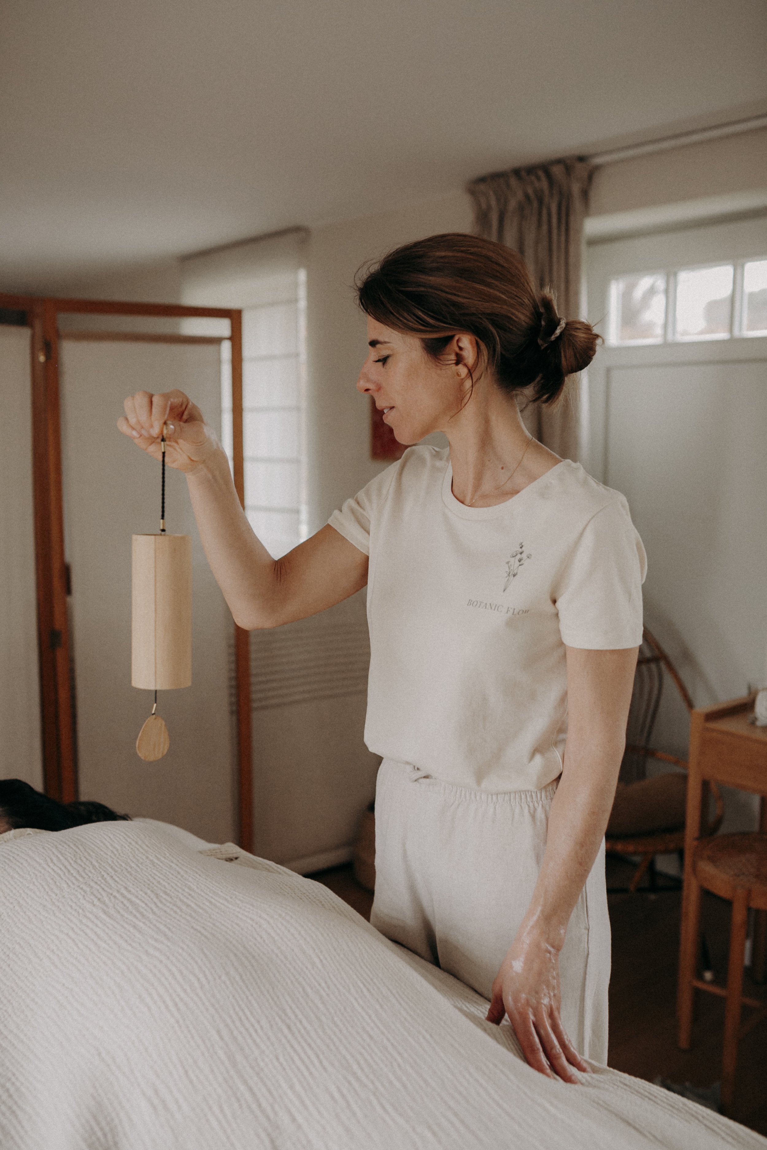Rituel de relaxation dans le cabinet de massages Botanic Flow à Ohey dans le Condroz