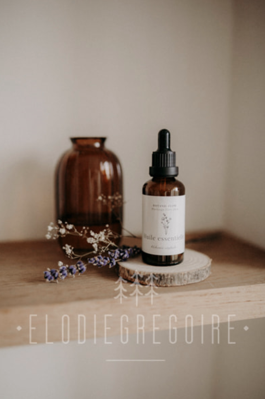 Huile essentielle utilisée pour les soins d’aromathérapie Botanic Flow à Ohey