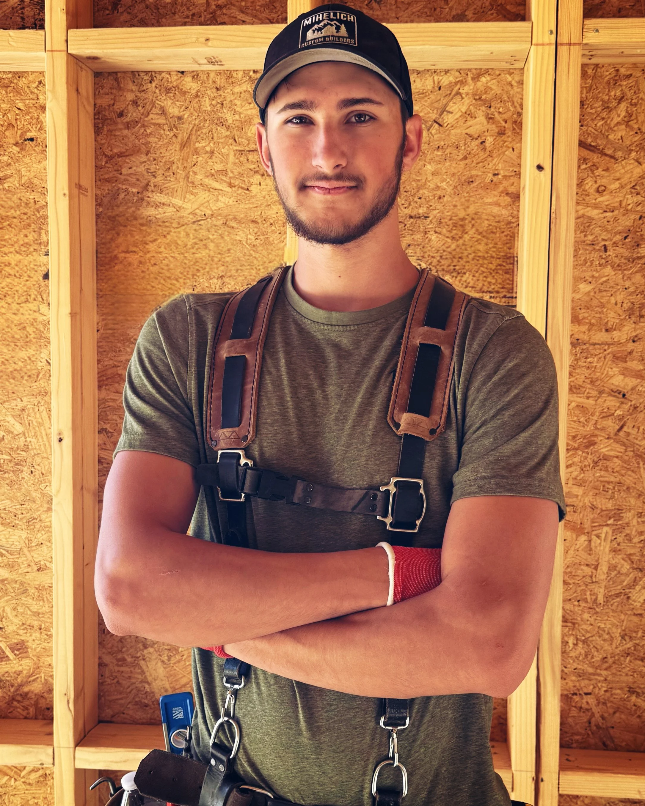 Ethan Mihelich, custom home builder and crew lead at Mihelich Custom Builders in Montana