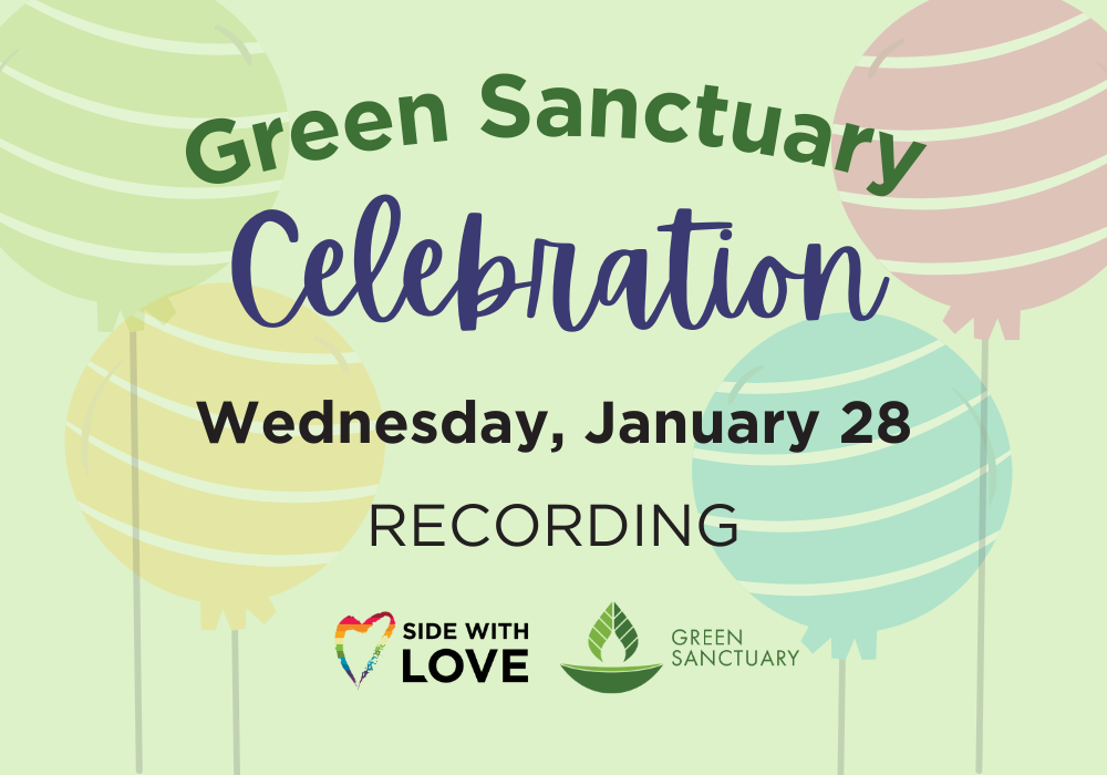 Green Sanctuary 2030 Celebration: Recording and Resources