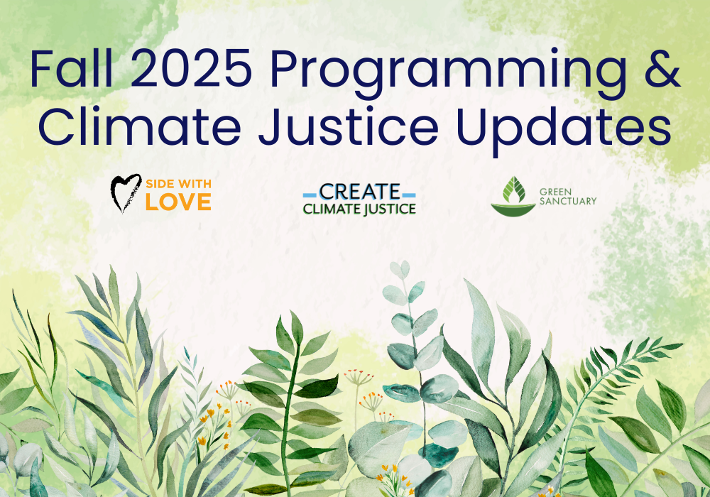 Fall 2025 Climate Justice Programming &amp; Commitments