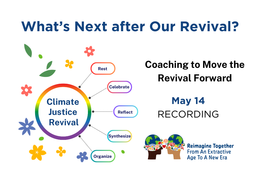 Recording &amp; Resources for Webinar: Coaching to Move the Revival Forward, Revival Community of Practice