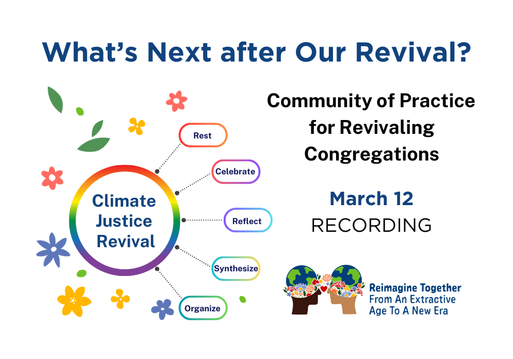 Recording and Resources: Multiple congregations, one Revival!
