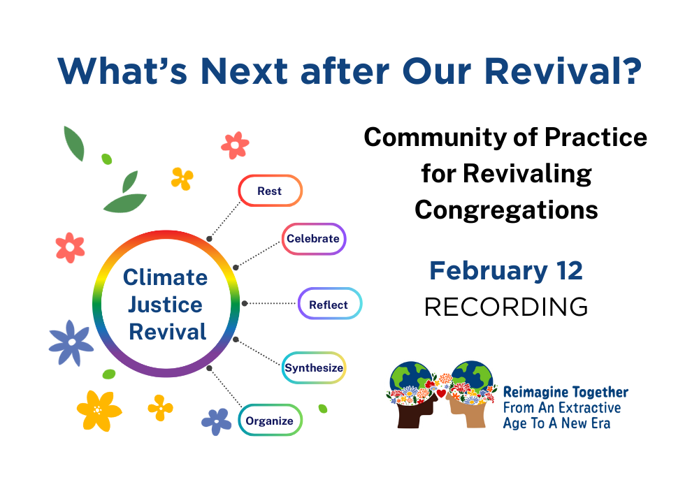Recording and Resources: Aligning the Revival with Green Sanctuary 2030 - Sheila Tarbet, UU Church of Berkeley