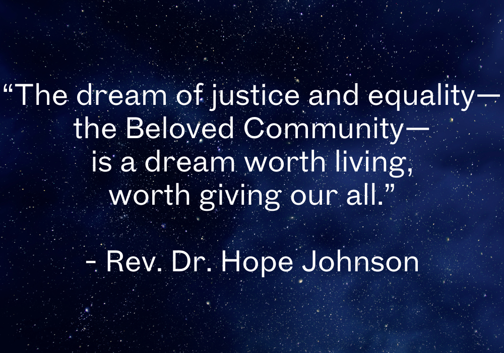 The dream of justice and equality is a dream worth living
