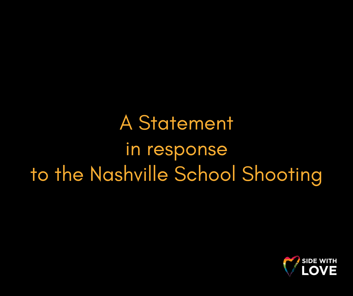 A Statement in response to the Nashville School Shooting
