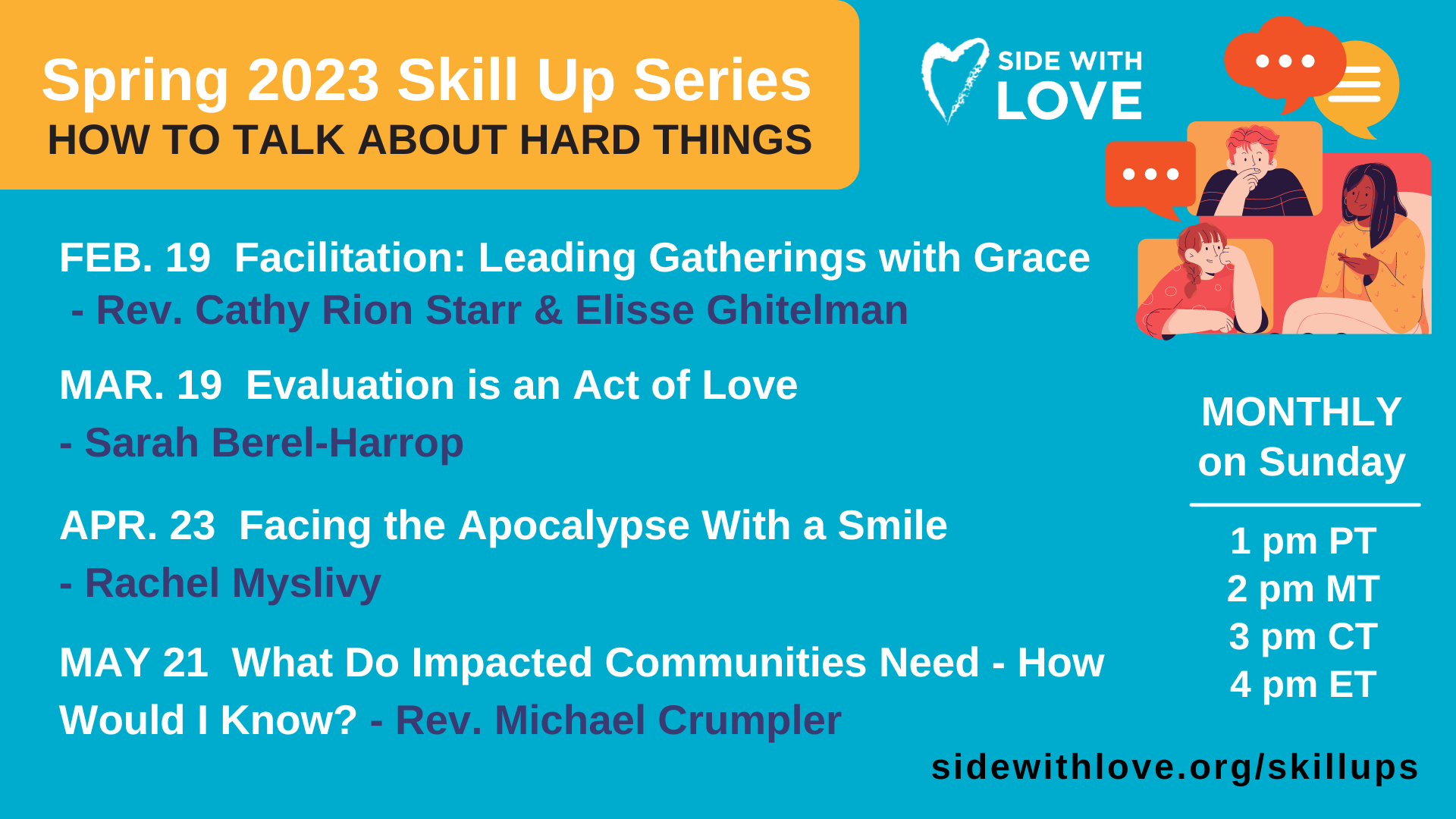 Side With Love Spring 2023 Skill Up Series: How to Talk About Hard Things
