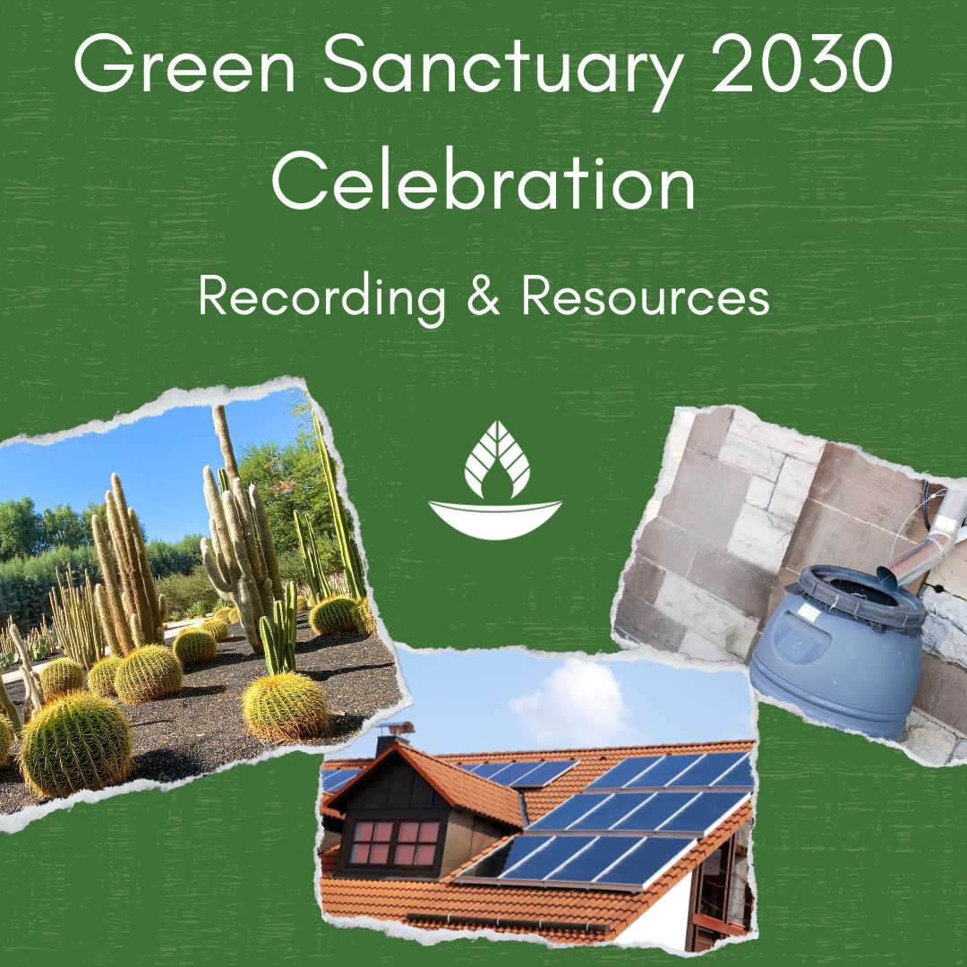 Recording for Green Sanctuary 2030 Celebration