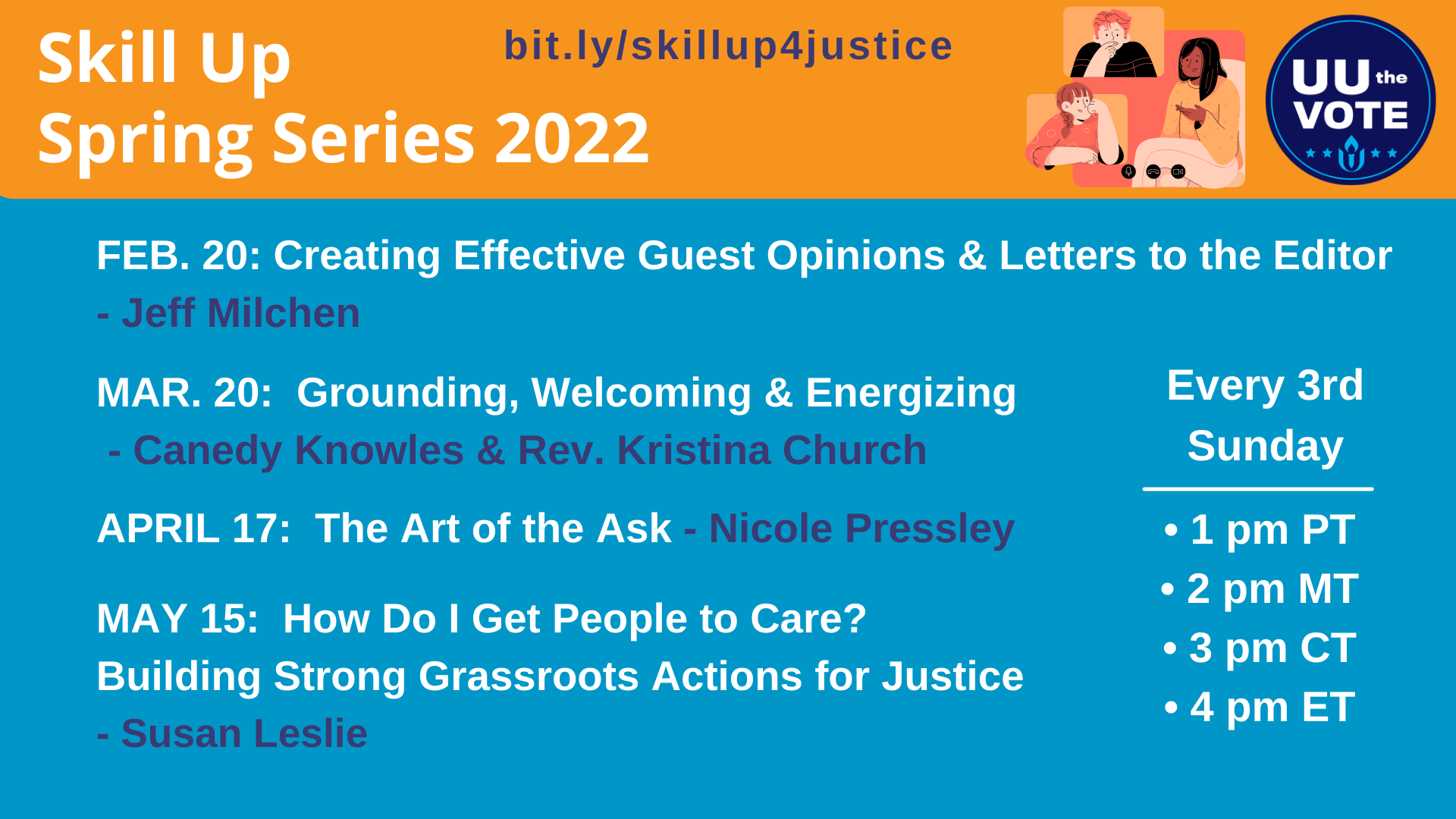 I’m learning and growing – join me? Announcing Side with Love’s Skill Up Spring Series
