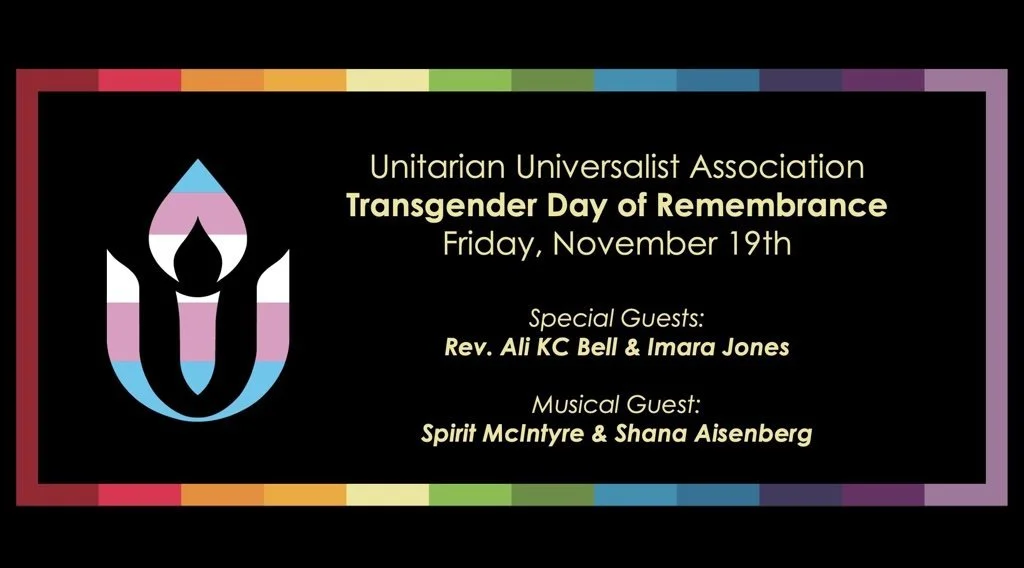 2021 UUA Transgender Day of Remembrance Chapel and Resources