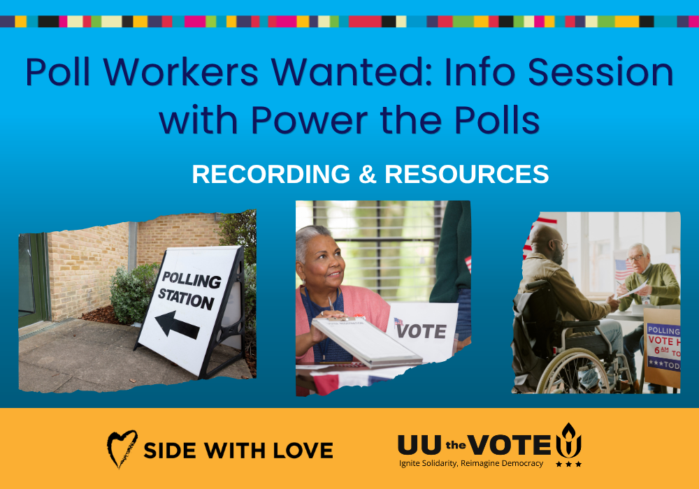 Recording: Poll Workers Wanted: Info Session with Power the Polls
