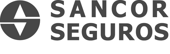 Logo de Sancor Seguros, compañía de seguros con un círculo y una cruz en el centro.