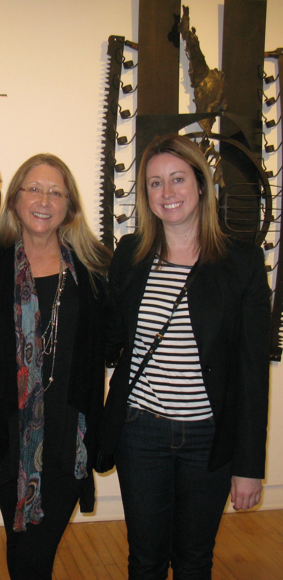 Me with Jessica at exhibiton in front of Devices of Penetration.jpeg