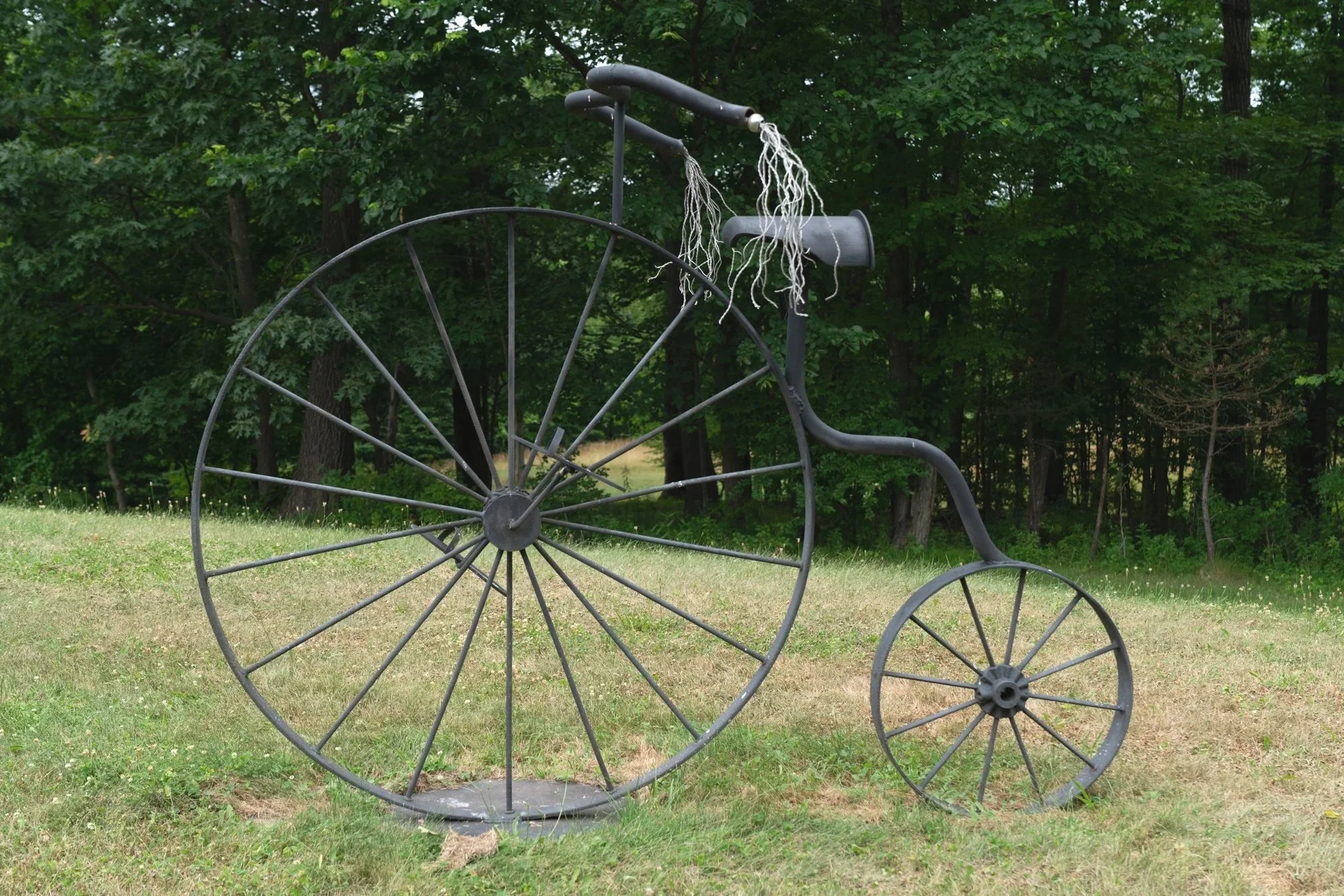 
Cycle - This piece was created for a call for “Artist’s Toys” by the Rice gallery at the Albany Institute of History & Art. I created  three similar, yet distinct, cycles. The work evokes my  childhood love of bicycle riding and the pride associated