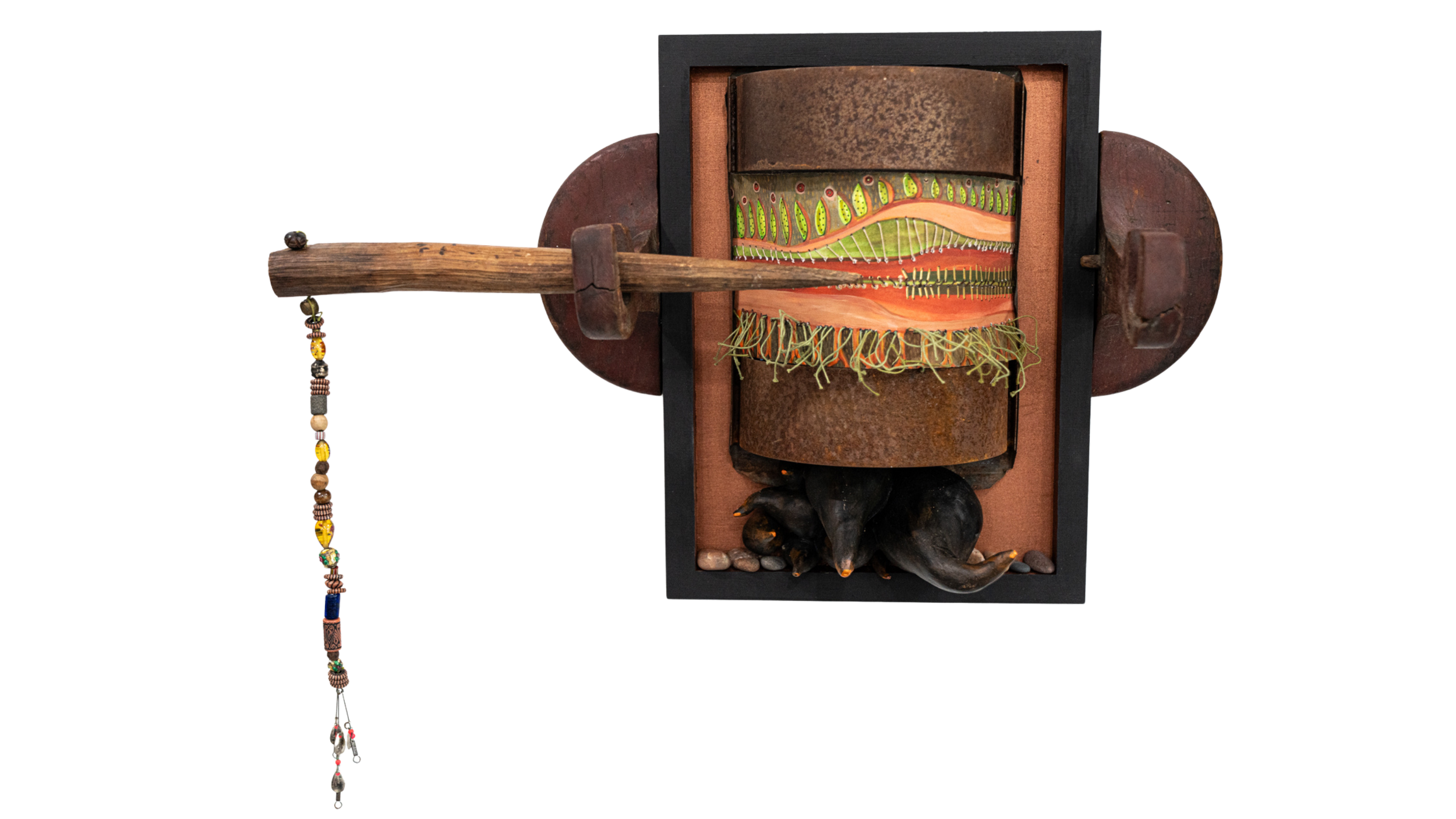 BROKEN PROMISES, ASSEMBLAGE
Steel, wood, found objects • 1987
