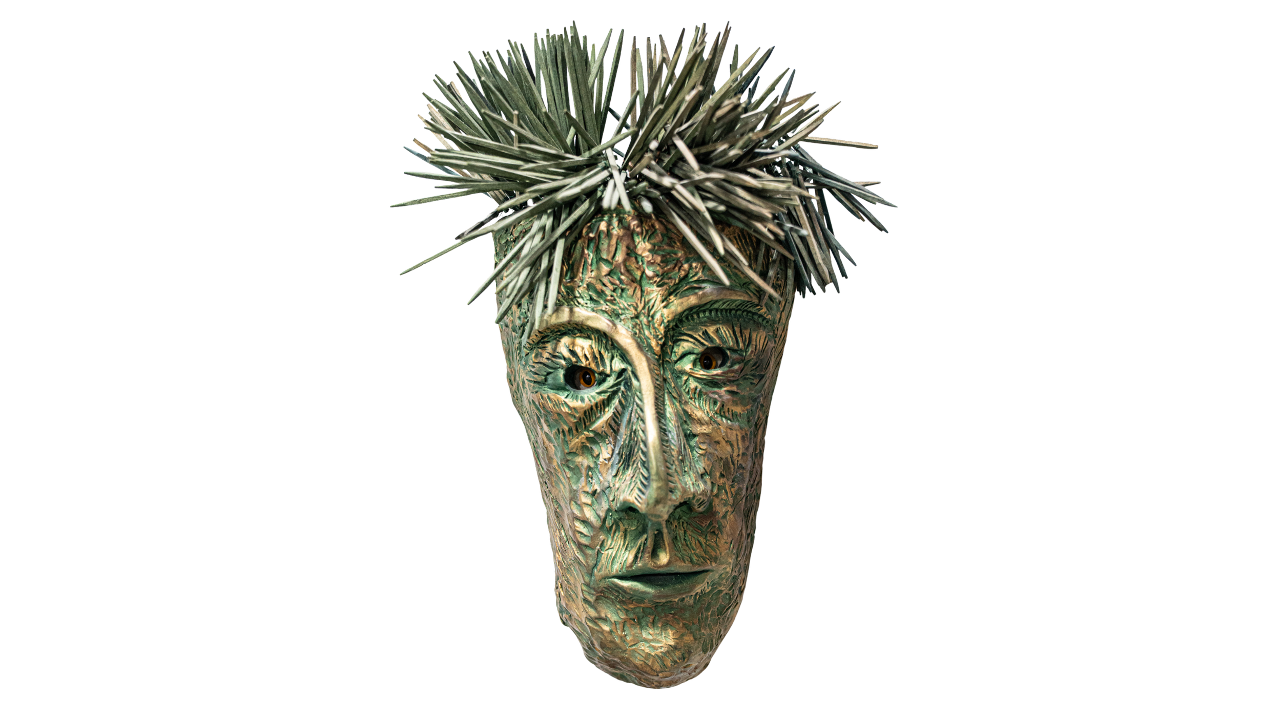 MASK FORESTER. CLAY
Steel, wood, found objects • 1987