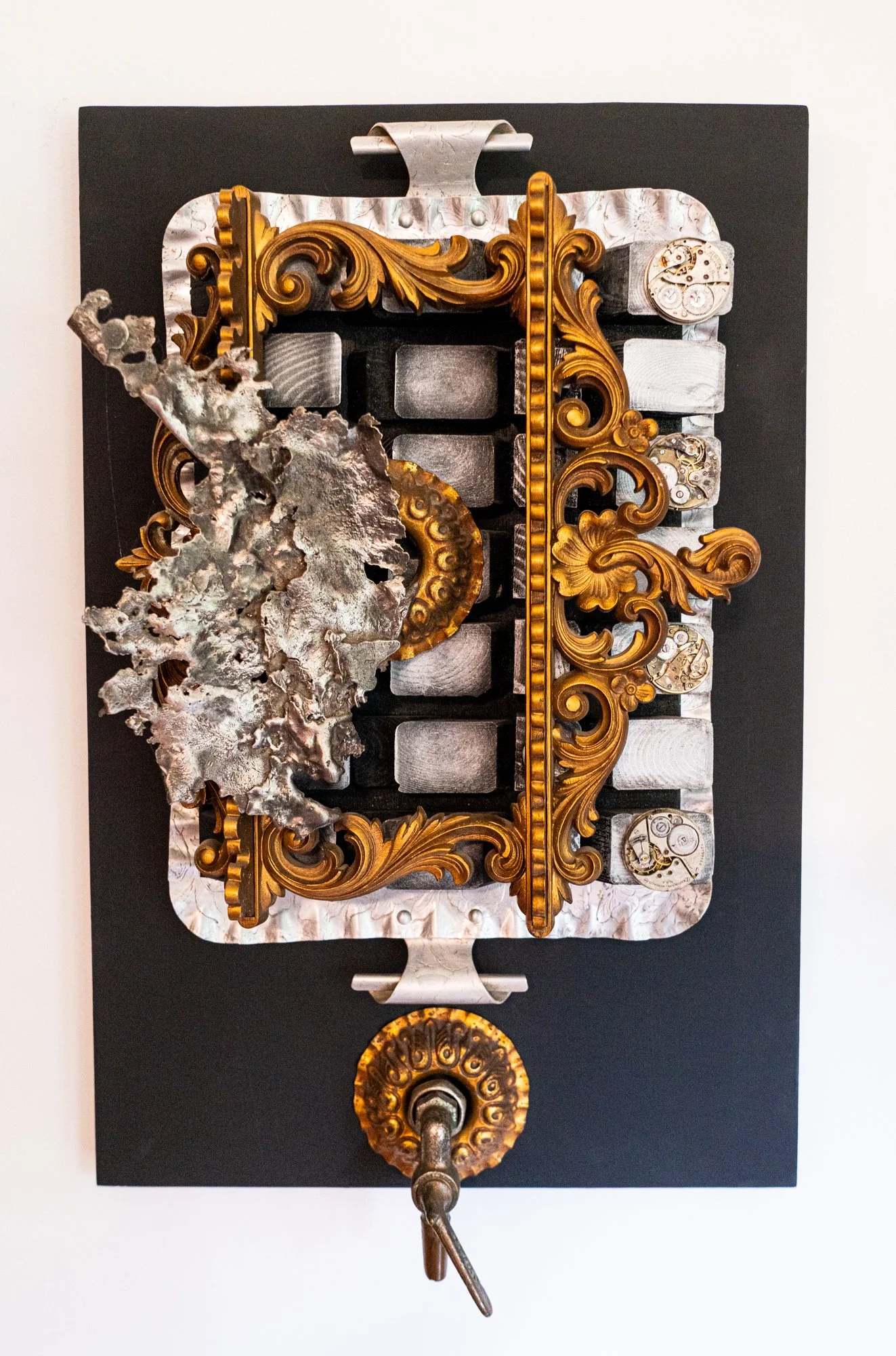 Trickle Down - Inspired by the concept that abundance trickles down to benefit all. 25” x16” x 6.25”. 2018