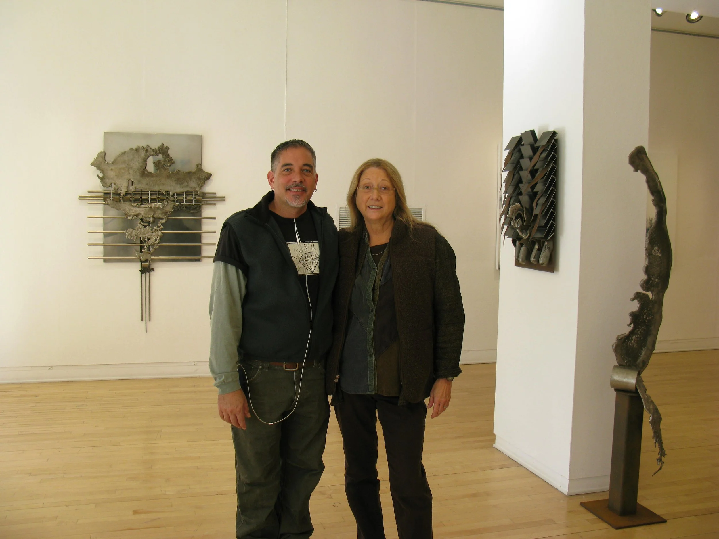 Me eith John at exhibiton at The Art Center of the Capital Region 2016.jpeg