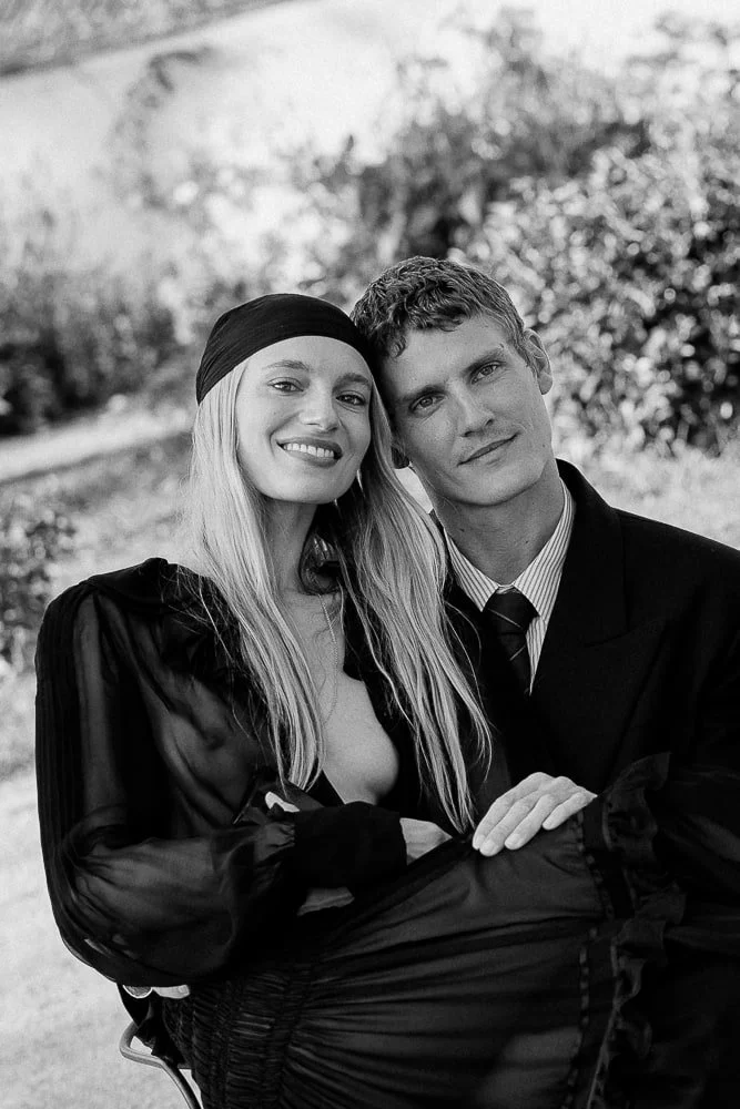 Fashion wedding photographer featured in Vogue Germany - Fashion wedding in Biarritz