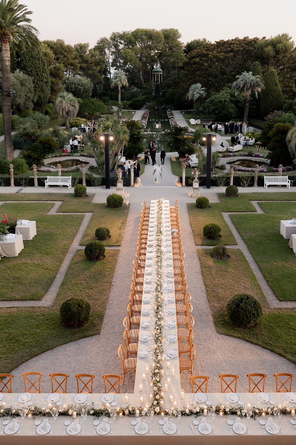 Dinner at the villa Ephrussi de Rothschild in the middle of the French garden - Saint Jean Cap Ferrat