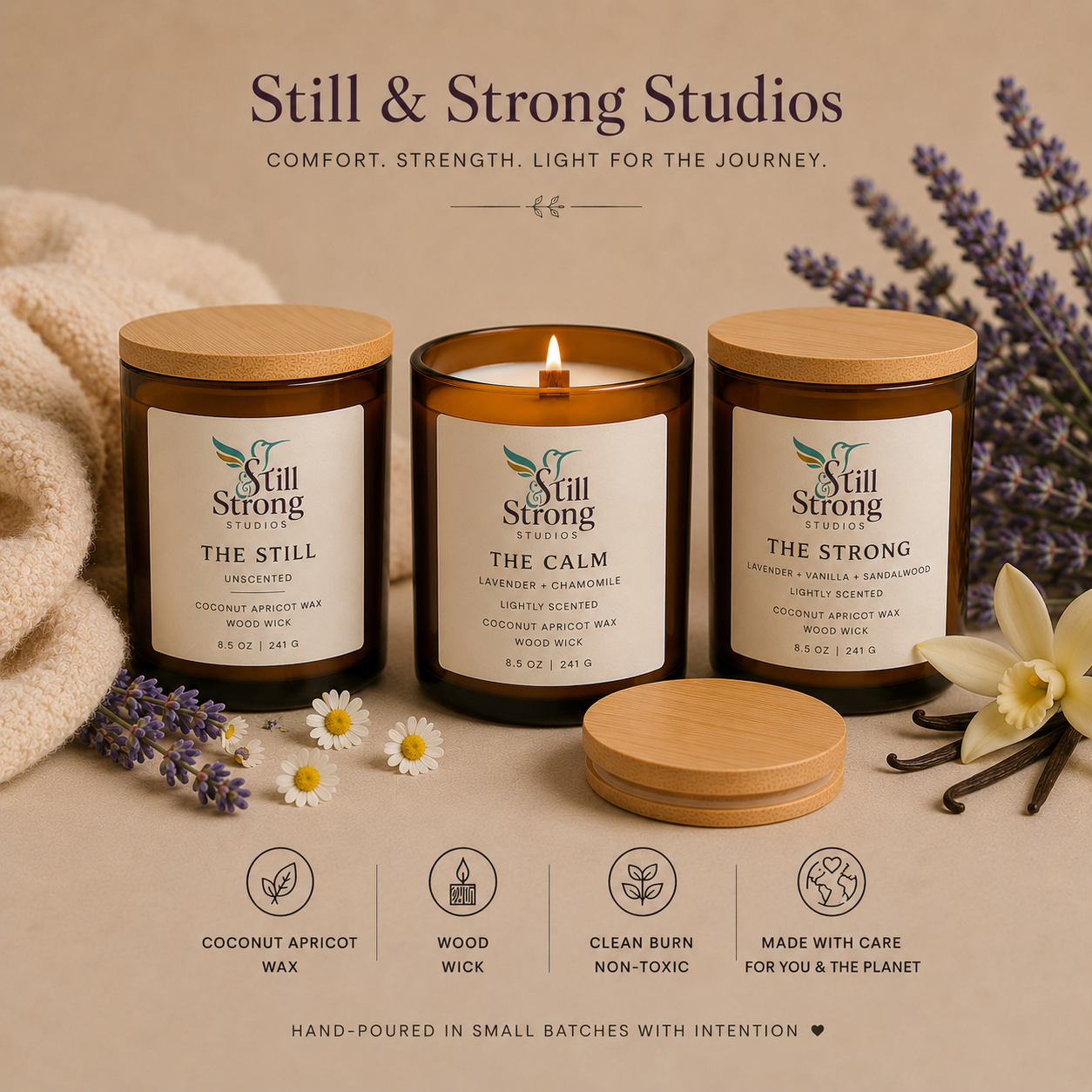 The Still & Strong Studios Candle Collection - The Collection