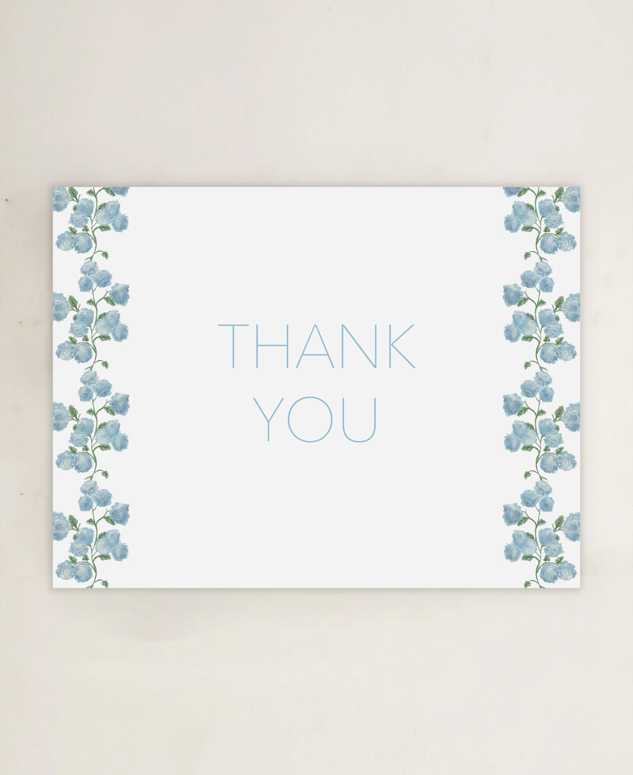 Hydrangea Thank You Card