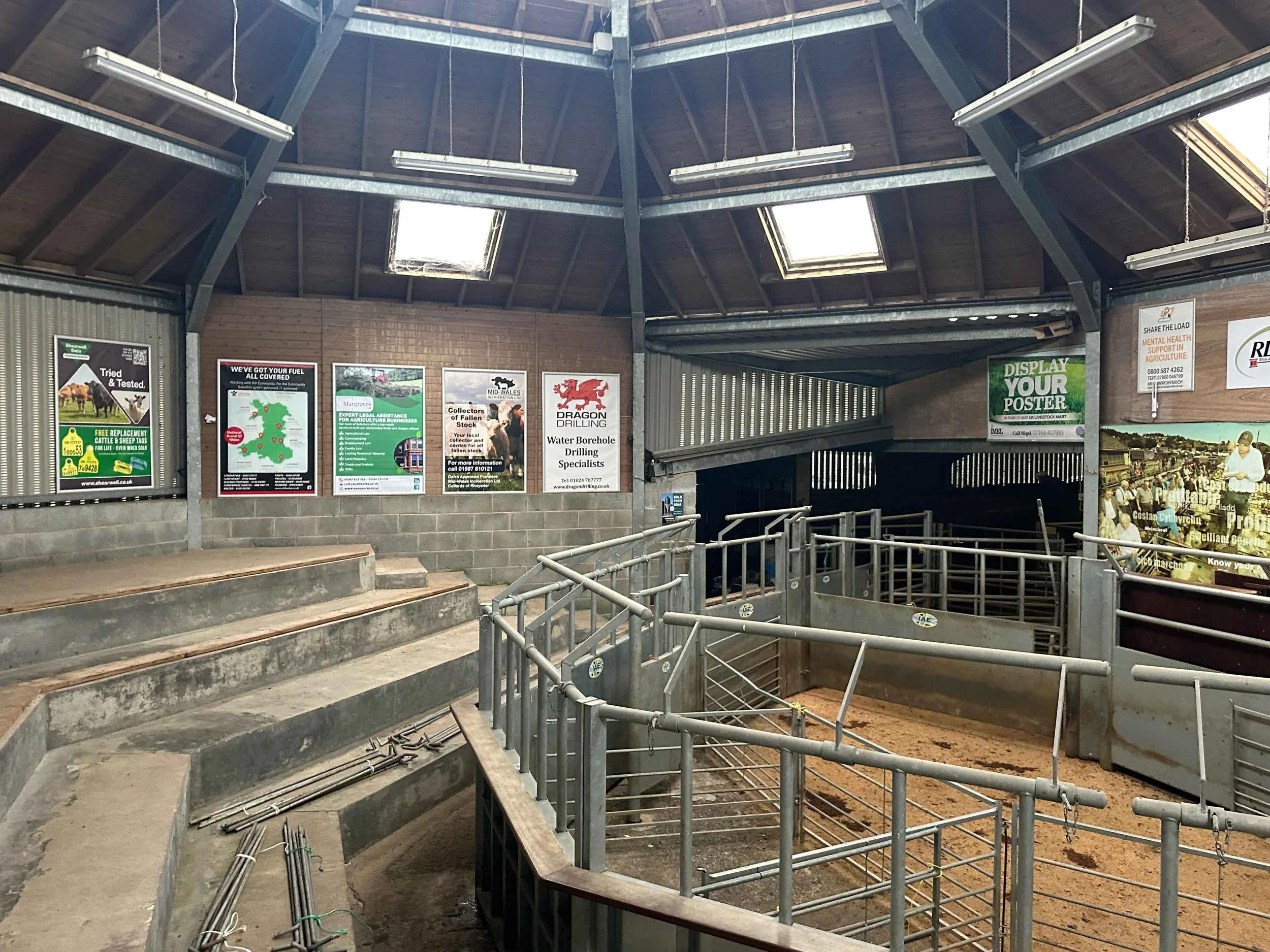 Rhayader Livestock Market Advertising