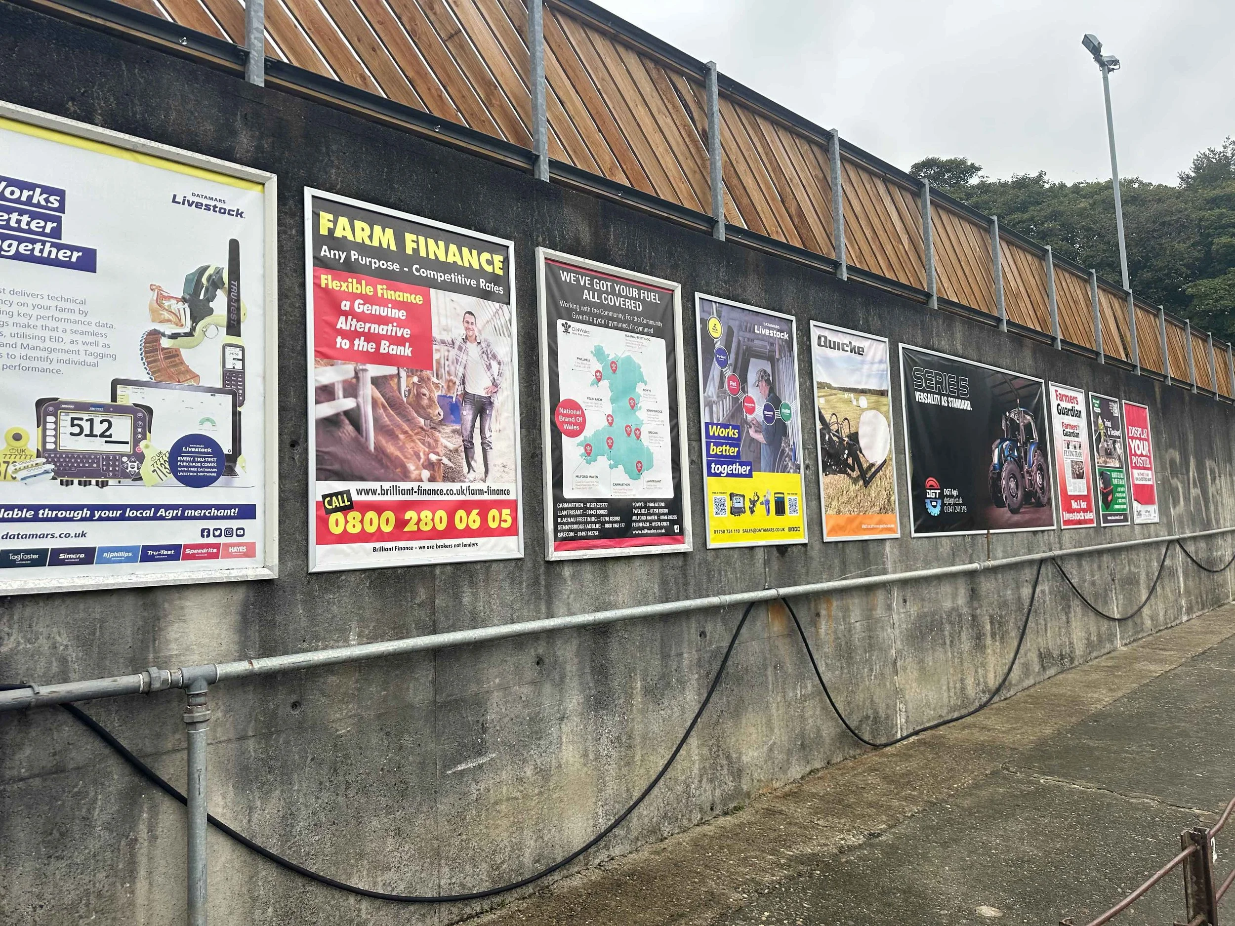 Dolgellau Livestock Market Advertising