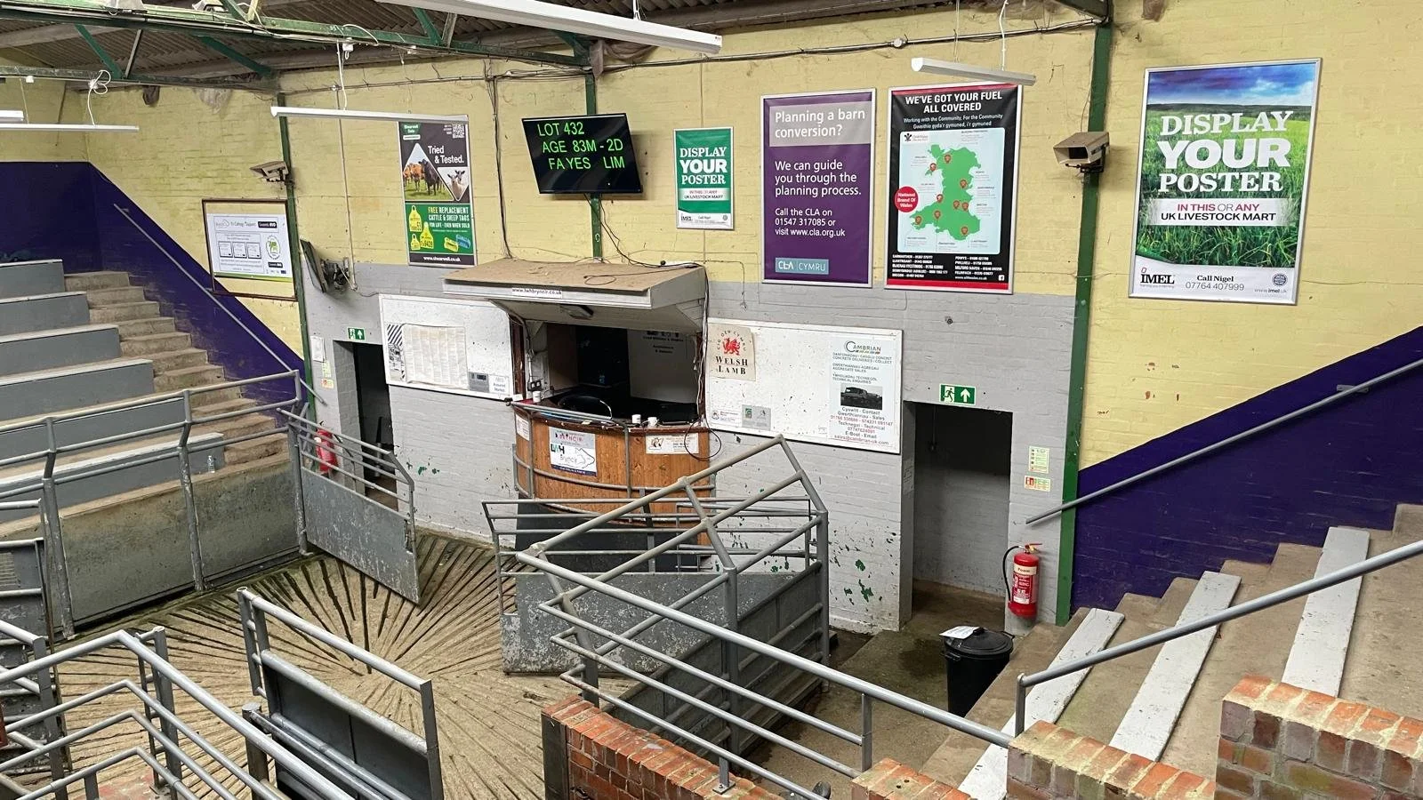 Bryncir Livestock Market Advertising