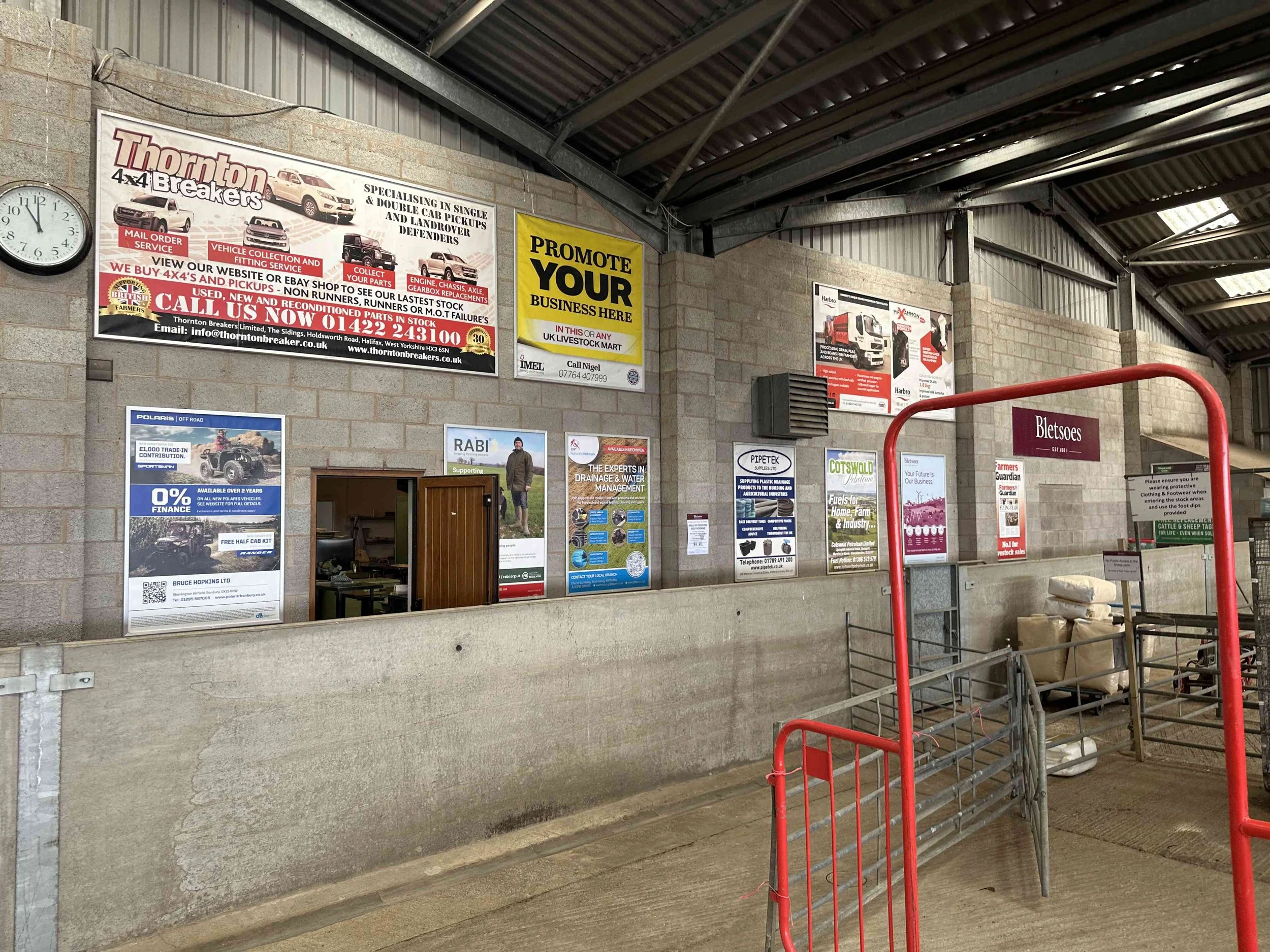 Stratford-upon-Avon Livestock Market Advertising (Operated by Bletsoes)