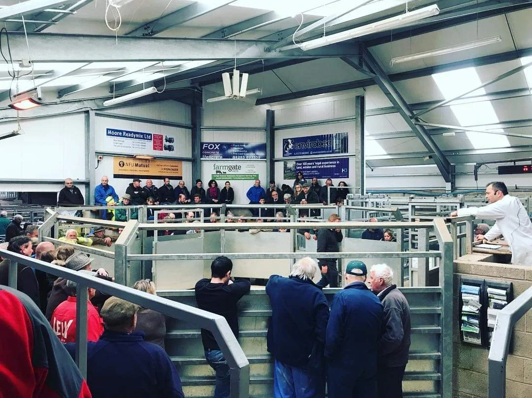 Brockholes Arms Auction Mart Advertising