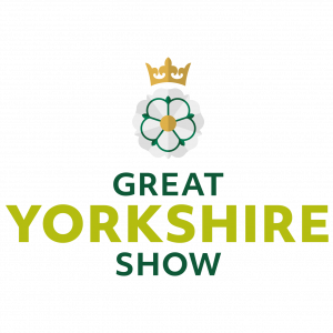 Logo for the Great Yorkshire Show featuring a crown, a flower, and the text 'Great Yorkshire Show'.