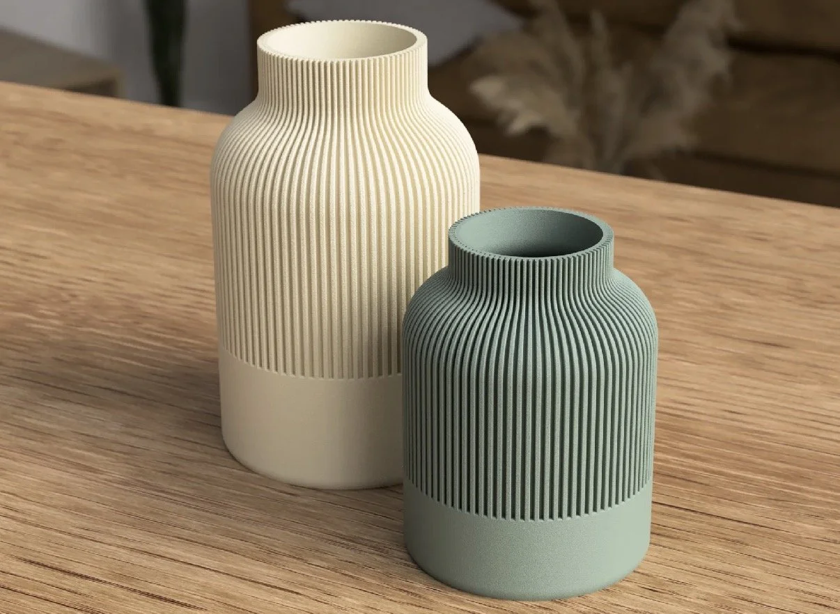 3D Gedruckte Japandi-Stil Vase