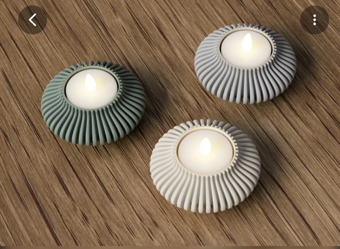 Eleganter LED Teelicht Halter