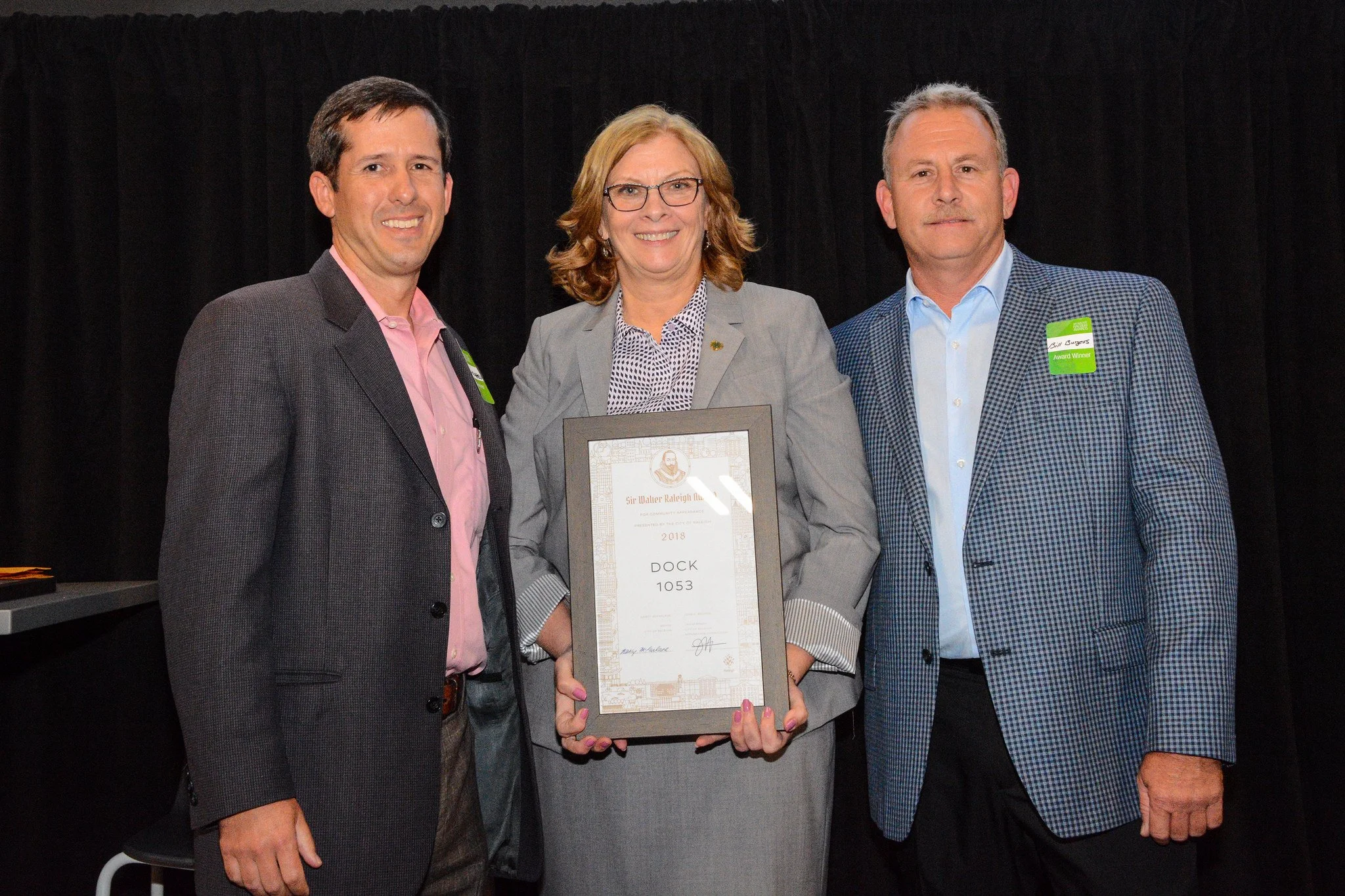 Dock 1053 wins Sir Walter Raleigh Award