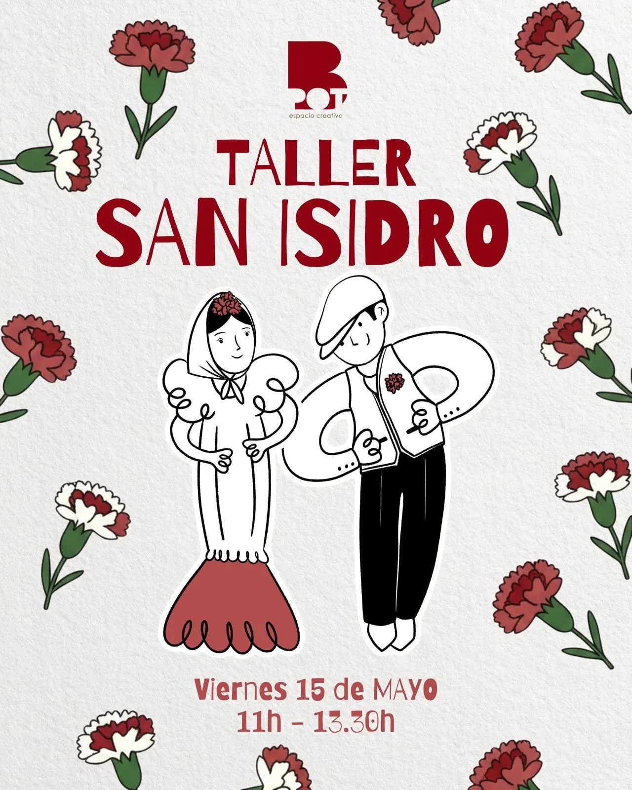 Este viernes 15 de mayo, Madrid est&aacute; de fiesta y en BPot queremos celebrarlo como m&aacute;s nos gusta: &iexcl;creando con las manos y disfrutando de lo nuestro!

Os esperamos de 11:00 a 13:30 para un taller muy especial. La idea es crear vues