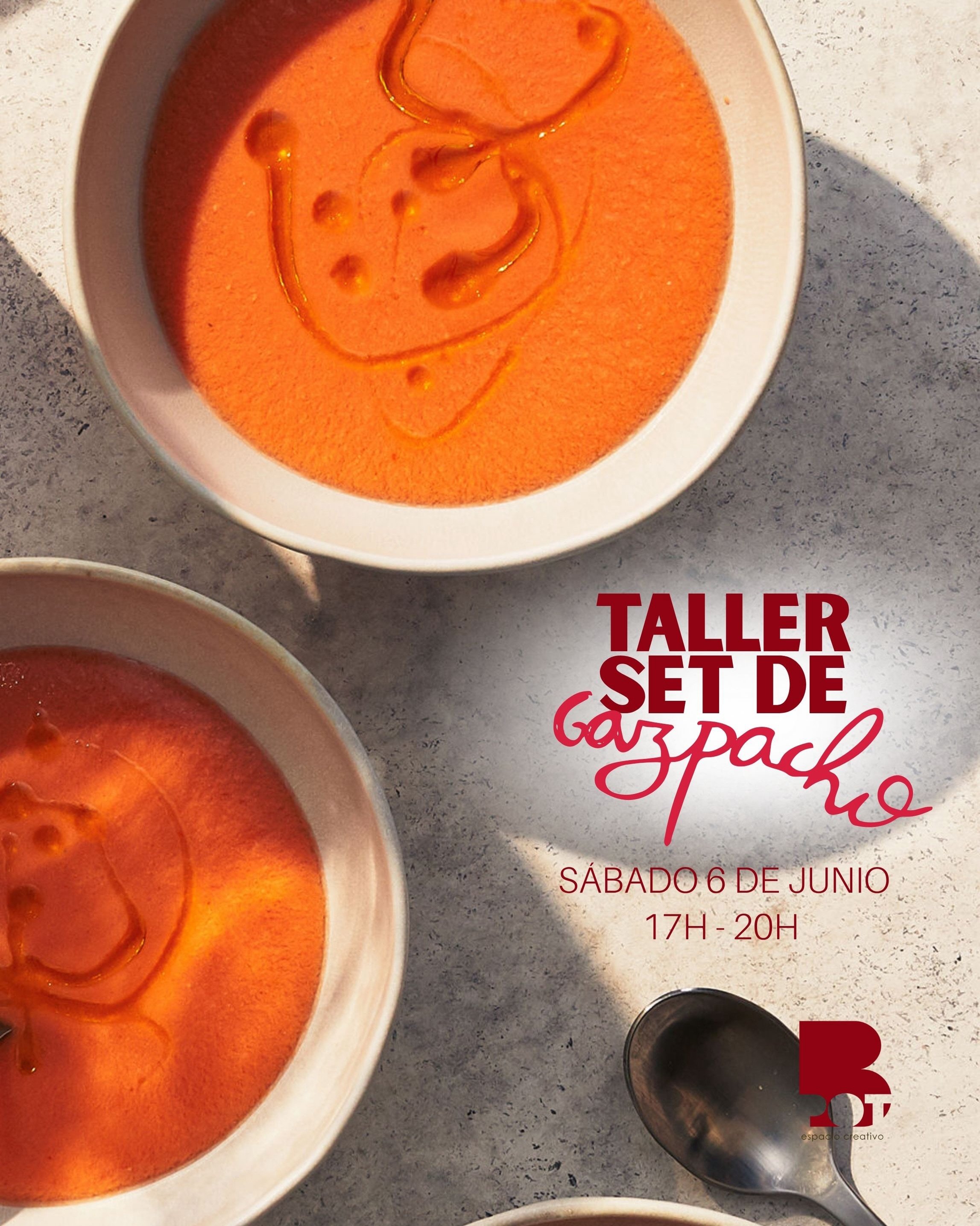 Taller: Crea tu Set de Gazpacho 🍅

Este s&aacute;bado 6 de junio nos juntamos en el taller para modelar vuestro propio set de gazpacho: boles artesanales perfectos para vuestras mesas de esta temporada.

Ven a pasar una tarde diferente, a mancharte 