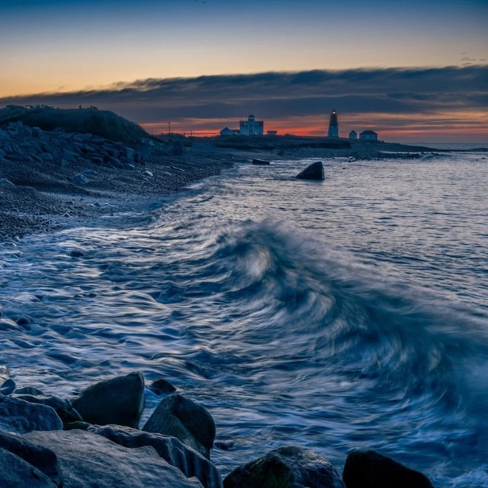 Online photography workshops - Image of a beach-side in Rhode Island, captured during a photography lesson.