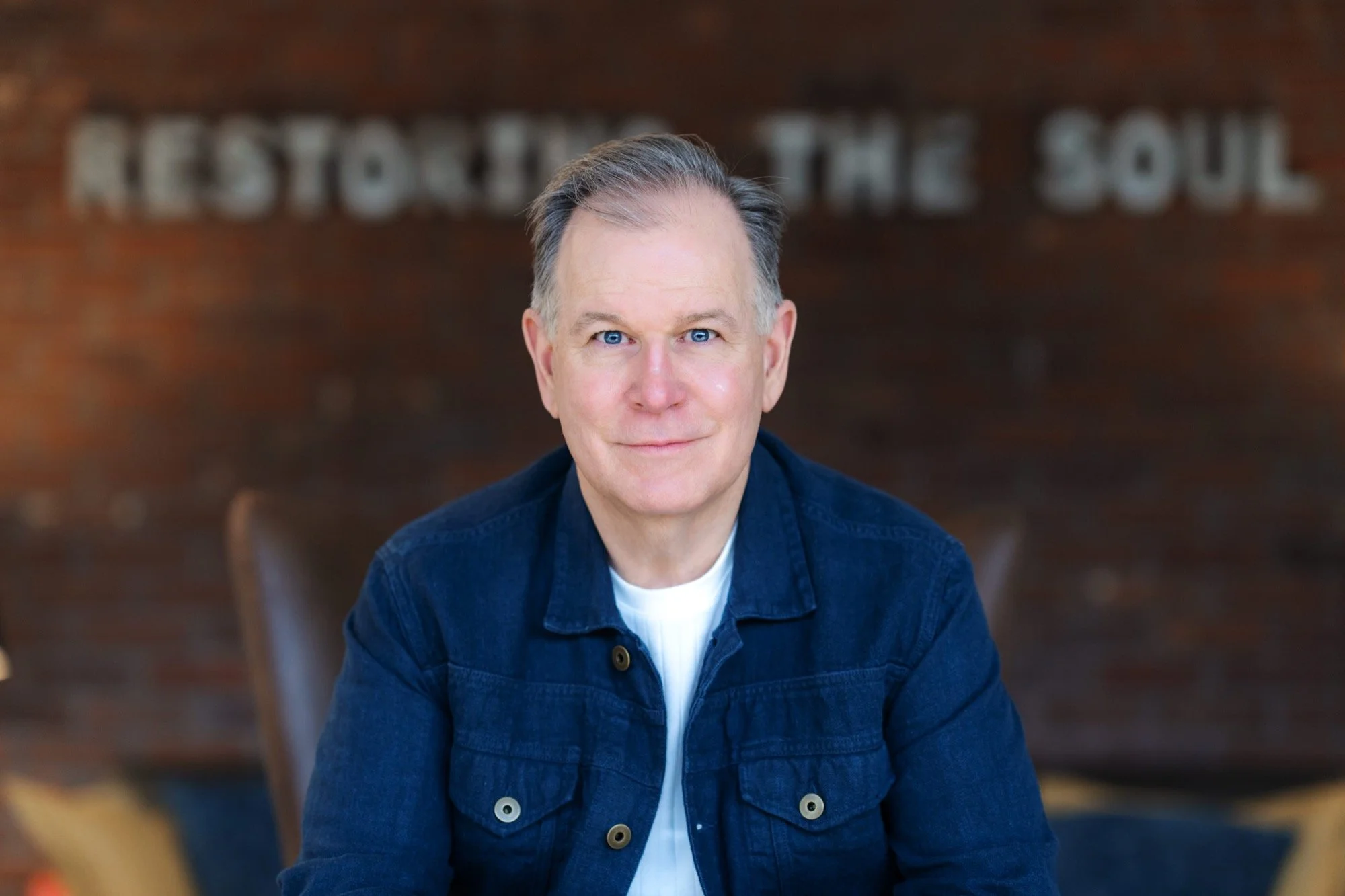 Michael John Cusick looking at the camera