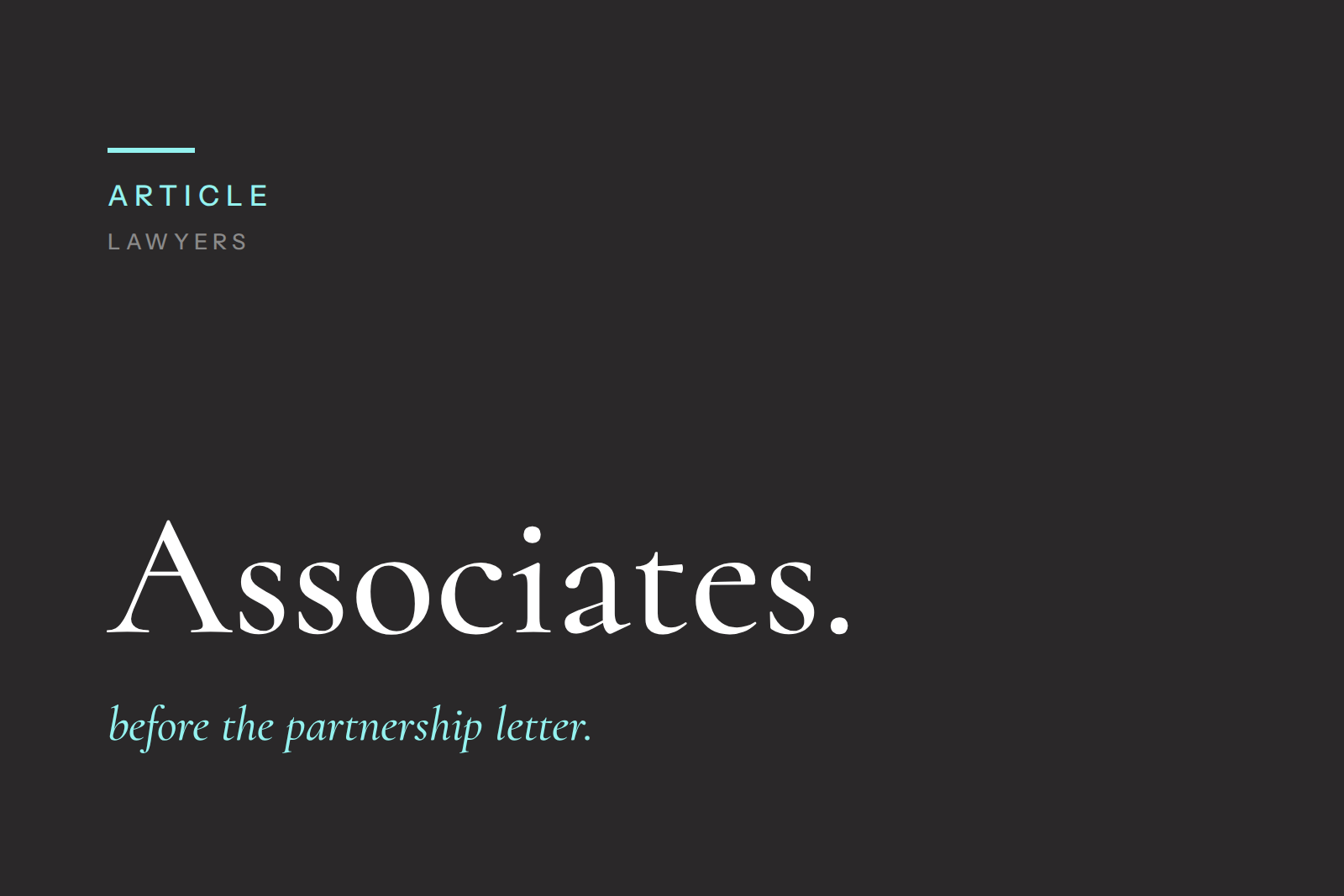 Mortgages for Law Firm Associates: How Your Salary and Bonus Are Actually Assessed