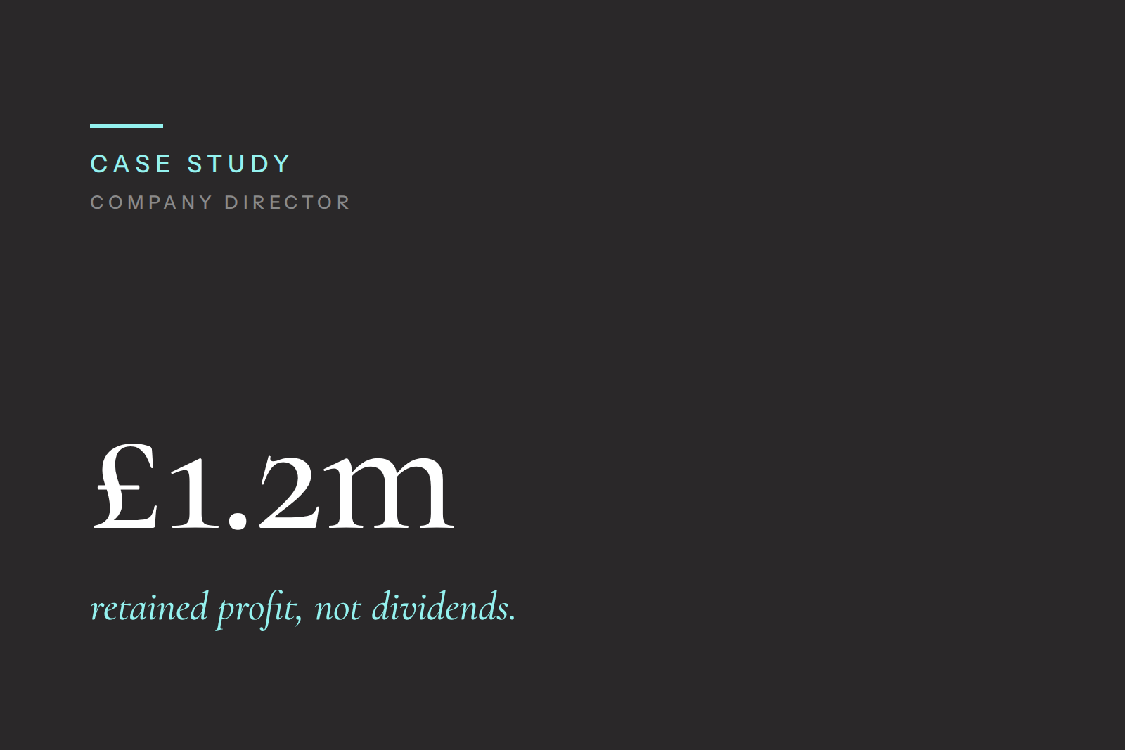 Limited Company Director Borrows £1.2m on Retained Profit, Not Dividends