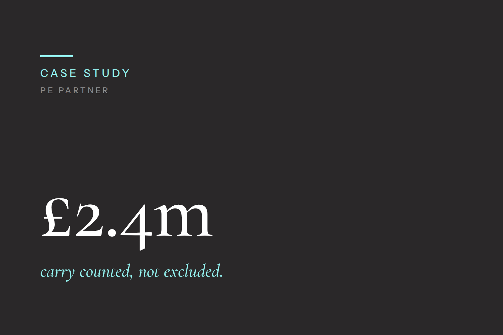 PE Partner Refinances £2.4m on £3.2m Home Using Carry Distributions