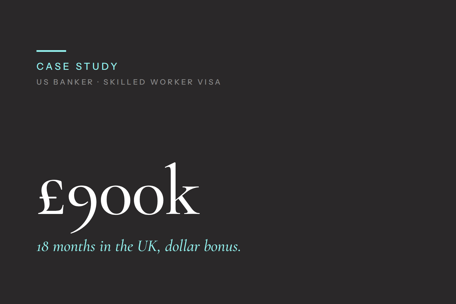 US Banker on Skilled Worker Visa Secures £900k Mortgage on £1.2m Purchase Using USD Bonus