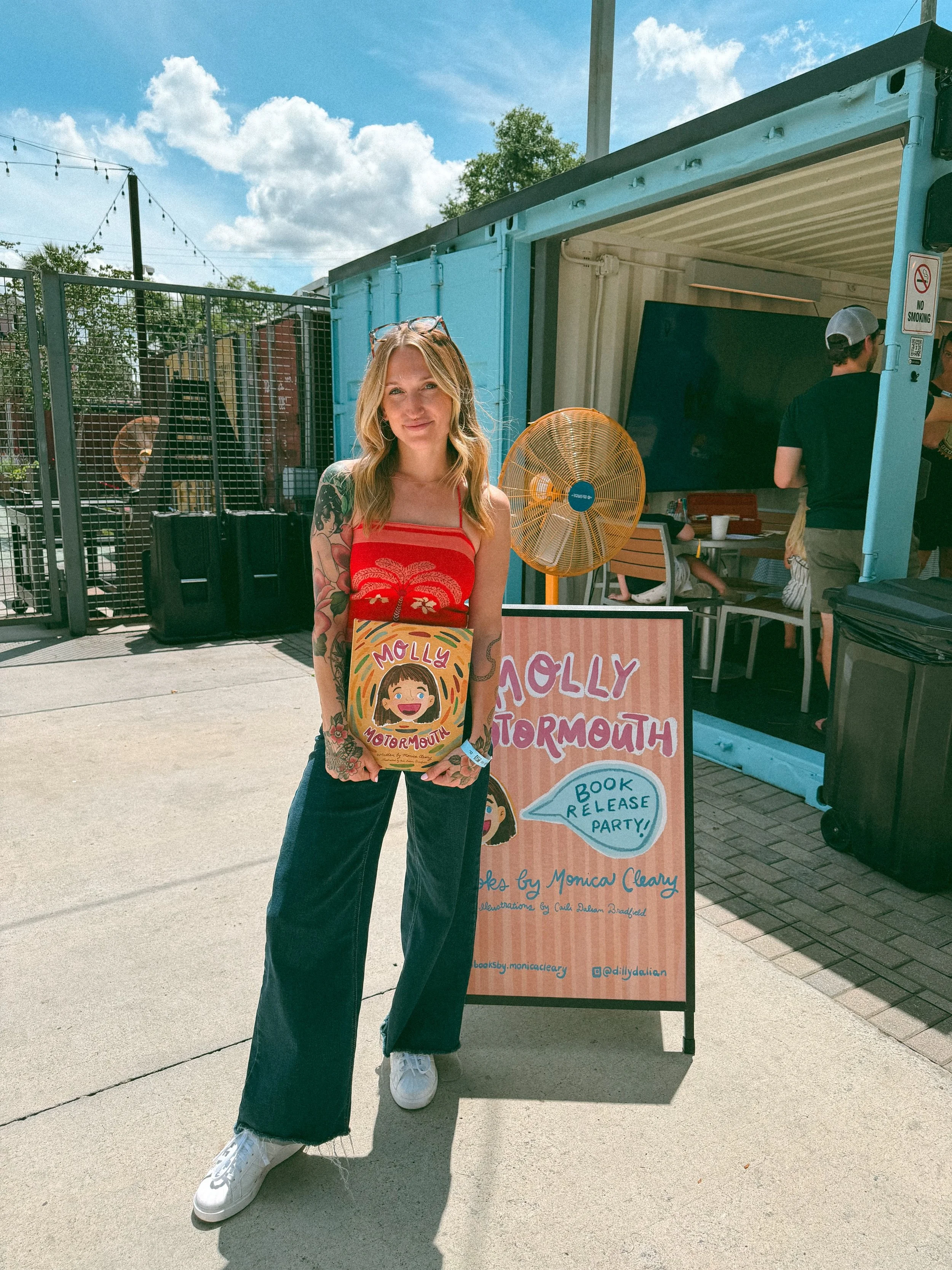 Thank you to everyone who came out to celebrate the release of Molly MotorMouth! What a special day.